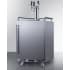 Summit Commercial Series BC74OSCOMTRIPLE - 24 Inch Built-In Outdoor Commercial Beer Kegerator Fully Finished Stainless Steel Cabinet (Casters Included - Ship Unassembled)
