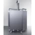 Summit Commercial Series BC74OSCOM - 24 Inch Built-In Outdoor Commercial Beer Kegerator Fully Finished Stainless Steel Cabinet (Casters Included - Ship Unassembled)