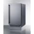 Summit BIM182OS - 18 Inch Built-In Outdoor Ice Maker Fully Finished Stainless Steel Cabinet