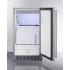Summit BIM182OSADA - 18 Inch Built-In Outdoor Ice Maker 33 lbs. Storage Capacity