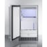 Summit BIM182OSADALHD - 18 Inch Built-In Outdoor Ice Maker 33 lbs. Storage Capacity