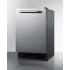 Summit BIM26 - 15 Inch Built-In Icemaker Black Cabinet