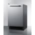 Summit BIM26LHD - 15 Inch Built-In Icemaker Black Cabinet