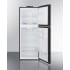 Summit BKRF1087B - 24 Inch Freestanding Top Freezer Refrigerator Shelving System