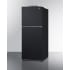 Summit BKRF1087BLHD - 24 Inch Freestanding Top Freezer Refrigerator Thin-Line Design