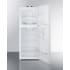 Summit BKRF1088W - 24 Inch Freestanding Top Freezer Refrigerator Shelving System