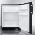 Summit BKRF663BBIADA - 24 Inch Built-In Undercounter Refrigerator 2 Adjustable Glass Shelves