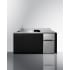 Summit CK72ADASINKL - 72 Inch Wide All-In-One Kitchenette, ADA Counter Height