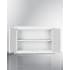 Summit CAB1812WHITE - 18 Inch Wall Cabinet Powder-Coated Metal Construction &amp; French Door Design