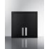 Summit CAB18TALLBLK - 18 Inch Wall Cabinet in Black