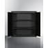 Summit CAB18TALLBLK - 18 Inch Wall Cabinet Powder-Coated Metal Construction &amp; French Door Design
