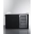 Summit CARTOS54LG - 58 Inch Portable Outdoor Kitchenette 3.13 cu. ft. Beverage Center