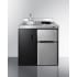 Summit CK36ELGLASS - 36 Inch All-In-One Kitchenette