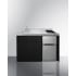 Summit CK54SINKL - 54 Inch Wide All-In-One Kitchenette - RHD