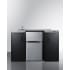 Summit CK55ADASINKL - 54 Inch All-In-One Kitchenette 2-Door Refrigerator-Freezer Included