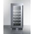 Summit Classic Collection CL155WCLHD - 15 Inch Under Counter Wine Cellar with 29 Bottles/3.2 cu. ft. Capacity