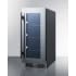 Summit Classic Collection CL156BV - 15 Inch Built-In Under Counter Beverage Center with Adjustable Glass Shelves