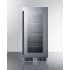 Summit Classic Collection CL156BV - 15 Inch Built-In Under Counter Beverage Center