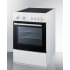Summit Classic Collection CLRE24WH - 24" Electric Range with Ceramic Glass Top and 4 Cooking Zones