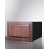 Summit LX1DPNR - BeautiFridge™ 18 Inch Built-In Single Cosmetics Drawer Refrigerator Fully Finished Black Cabinet (Panel Not Included)