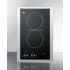 Summit CR2220TK15 - 12" Wide 230V 2-Burner Radiant Cooktop