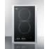 Summit CR2110TK15 - 12 Inch Electric Cooktop with Stainless Steel Trim Kit