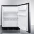 Summit CT663BKSSHHADA - 24 Inch Compact Refrigerator Freezer Compartment