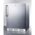 AccuCold CT66LWCSS - 24 Inch Built-in Compact Refrigerator Complete Stainless Steel Exterior