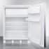 AccuCold CT66LWBISSHH - 24 Inch Built-In Compact Refrigerator Adjustable Shelves