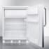 AccuCold CT66LWBISSTB - 24 Inch Built-In Compact Refrigerator Adjustable Shelves