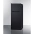 Summit CTR152BLHD - 28 Inch Freestanding Top Freezer Refrigerator Black Cabinet