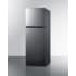 Summit FF1142PLLHD - 24 Inch Freestanding Top Freezer Refrigerator Textured Gray Cabinet