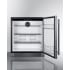 Summit FF27BSSADA - 27 Inch Built-In Undercounter Refrigerator 3 Chrome Shelves