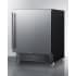 Summit Commercial Series FF27BSSCAS - 27 Inch Built-In All-Refrigerator with Casters