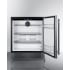 Summit Commercial Series FF27BSSCAS - 27 Inch Built-In All-Refrigerator 3 Chrome Shelves