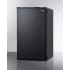 Summit FF43BADA - 19 Inch Freestanding Compact Refrigerator Fully Finished Black Cabinet