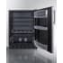Summit FF6BK2SSADA - 24 Inch Freestanding All-Refrigerator Black Interior