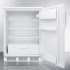 AccuCold FF6LW7 - 24 Inch Compact All-Refrigerator 3 Adjustable Shelves, 3 Door Storage, and Crisper