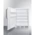 Summit Commercial Series FF6W7BZLHD - 24 Inch Freestanding All-Refrigerator 3 Adjustable Wire Shelves