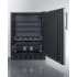 Summit FF708BL7SSADA - 24 Inch Freestanding All-Refrigerator Black Interior