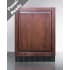 Summit FF6BK2SSIFADALHD - 24 Inch Freestanding All-Refrigerator (Panel Not Included)