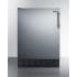 Summit FF6BK2SSRSLHD - 24 Inch Freestanding All-Refrigerator (Shown with Leg Shield)