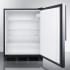 AccuCold AL752BKBISSHV - 24 Inch Built-In All-Refrigerator 3 Adjustable Glass Shelves