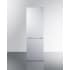 Summit FFBF121W - 24 Inch Counter-Depth Bottom Freezer Refrigerator
