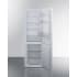 Summit FFBF121W - 24 Inch Counter-Depth Bottom Freezer Refrigerator Shelving System