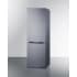 Summit FFBF124SSLHD - 24 Inch Counter-Depth Bottom Freezer Refrigerator Stainless Steel Finish