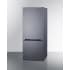 Summit FFBF154SS - 24 Inch Freestanding Bottom Freezer Refrigerator Stainless Steel Doors