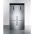 Summit GRILL48B - 47 Inch Decorative Refrigerator Grill (Refrigerator Sold Separately)