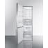 Summit FFBF181ES2IMLHD - 24 Inch Counter Depth Bottom Freezer Refrigerator Open View