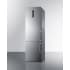 Summit FFBF181ES2IMLHD - 24 Inch Counter Depth Bottom Freezer Refrigerator 3/4 View